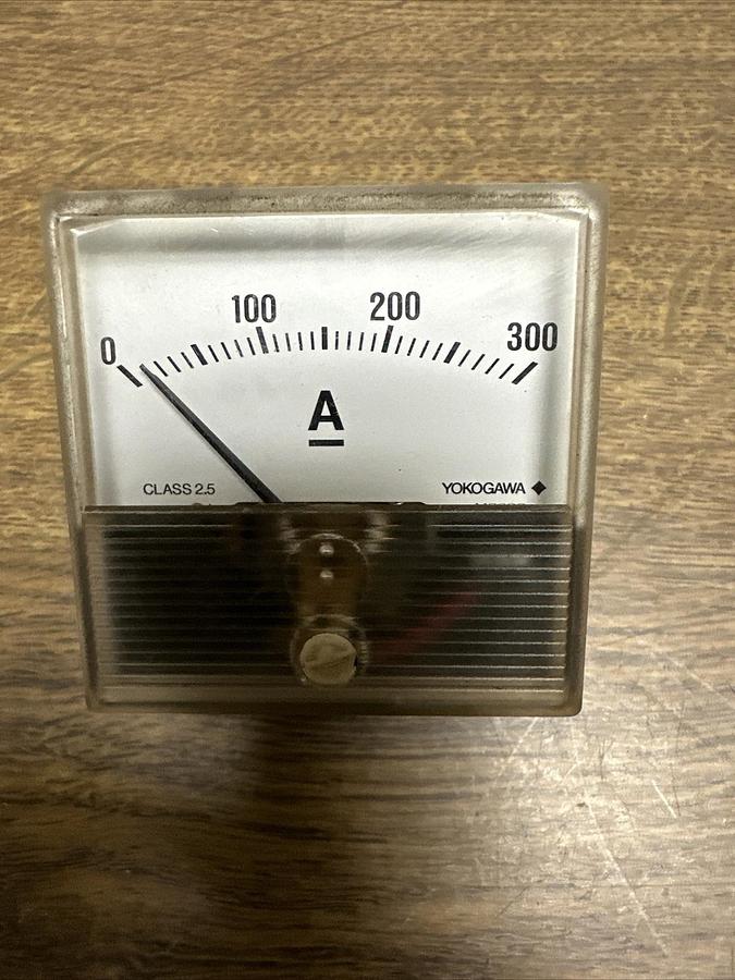 Used Yokogawa,M2093,Panel Meter FS DC 60M Ext. Shunt 0-300 A