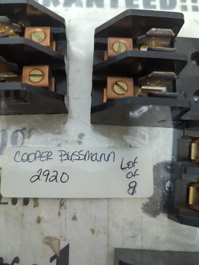 COOPER BUSSMANN,2920,FUSE HOLDER 60A/300V LOT OF 8 NOS