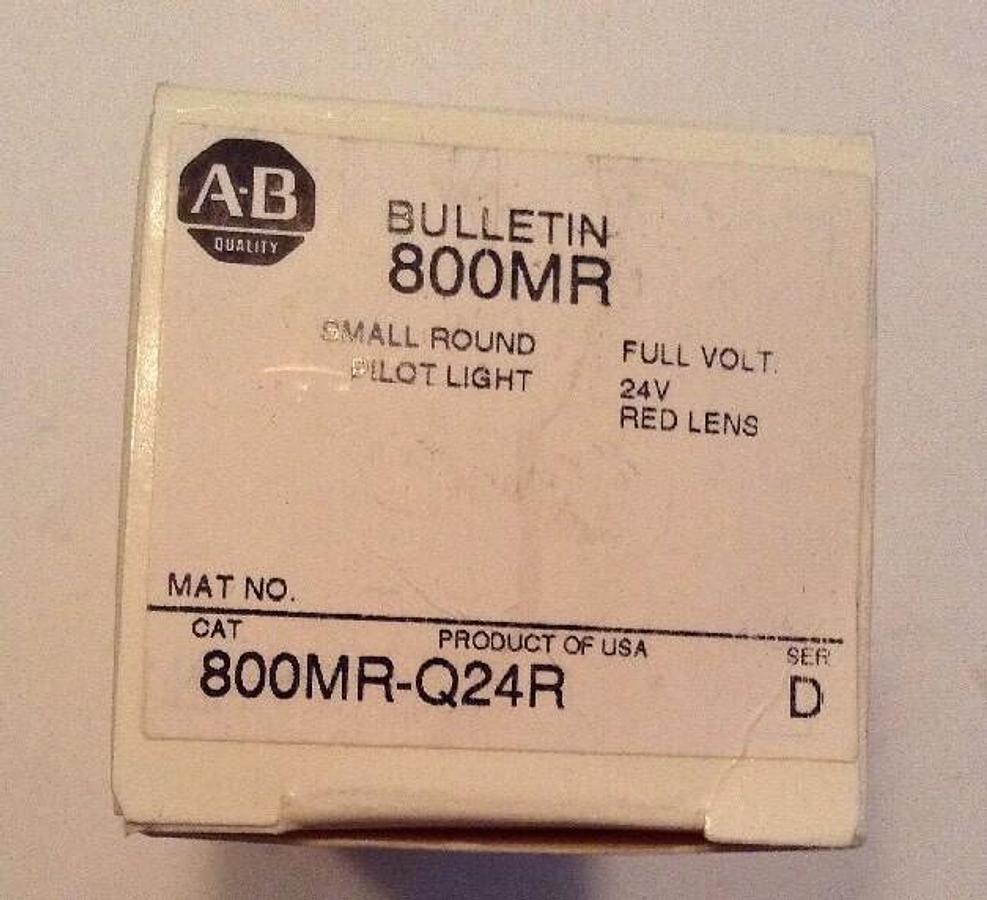 Allen-Bradley ,800MR-Q24R,Round Pilot Light Red  Series D