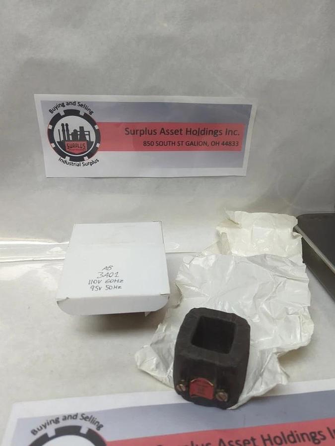 Used ALLEN-BRADLEY,3A01,COIL 110V 60HZ 95V 50HZ PRE-OWNED