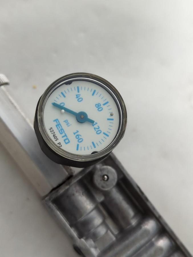 Used FESTO,ILR-03-ZP-P-4.0,PRESSURE REGULATOR 0-8 BAR 0-116 PSI PRE-OWNED