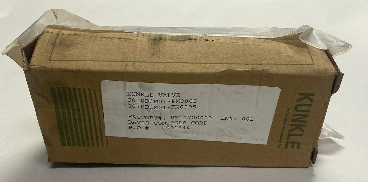 KUNKLE,6010DCM01-PM0005,PRESSURE RELIEF VALVE NOS