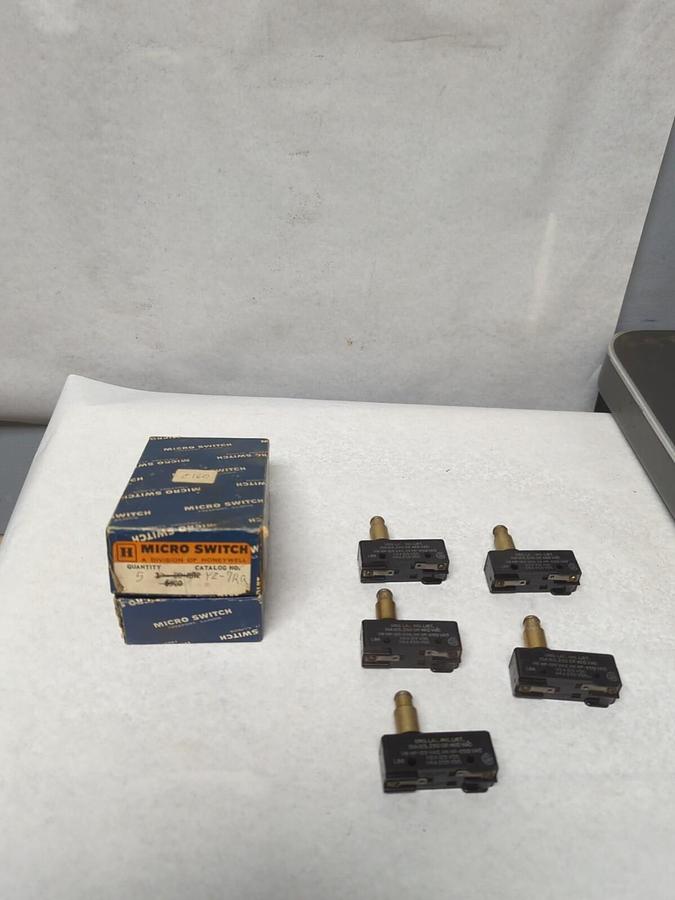 HONEYWELL MICRO SWITCH,YZ-7RQ,SNAP ACTION LIMIT SWITCH LOT OF 5