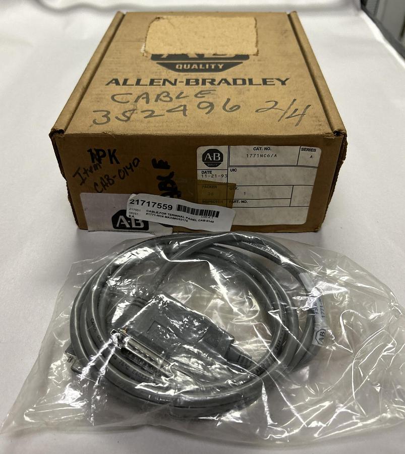 ALLEN BRADLEY,1771-NC6,SER A ANALOG CABLE NEW