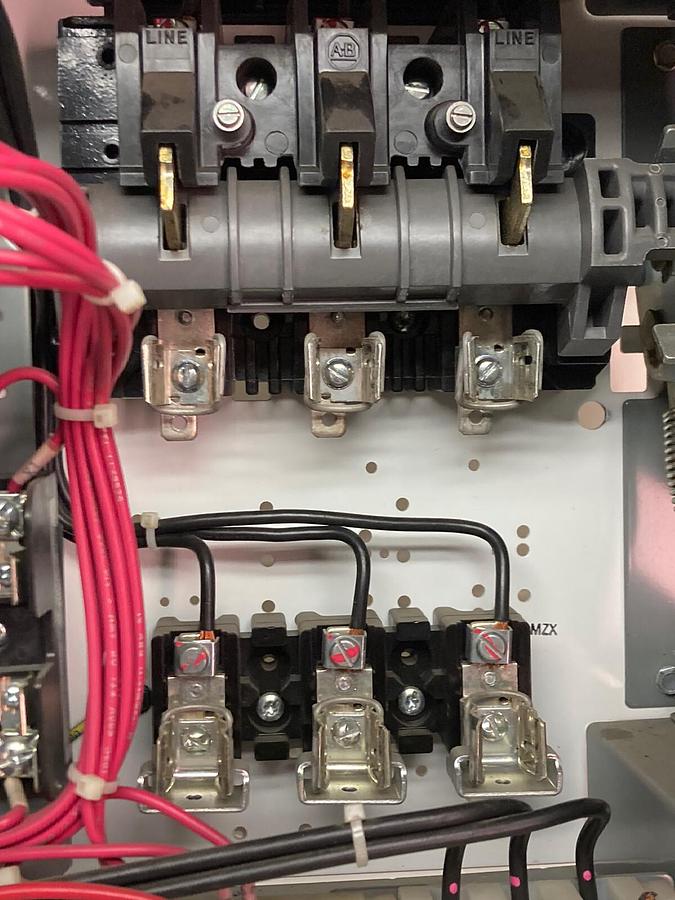 Used Allen-Bradley,2100 2112,Size 1 Fused MCC 12 Inch Starter Bucket