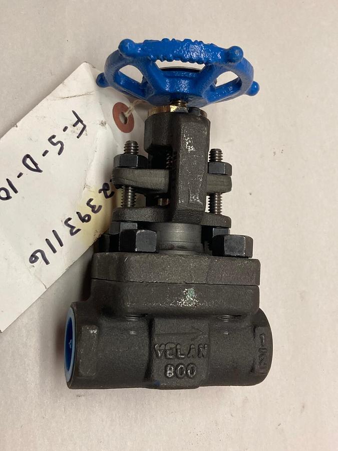 Used Velan,W-2074B-02TY,Steel Globe Valve 1/2 Inch Class 800