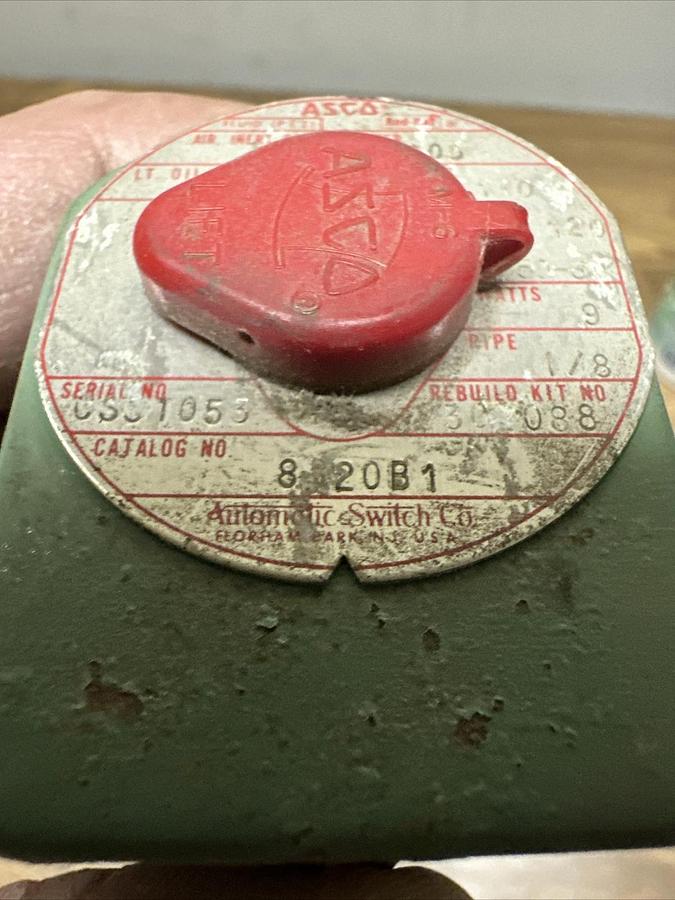 Used Asco,812081,Red Hat Valve