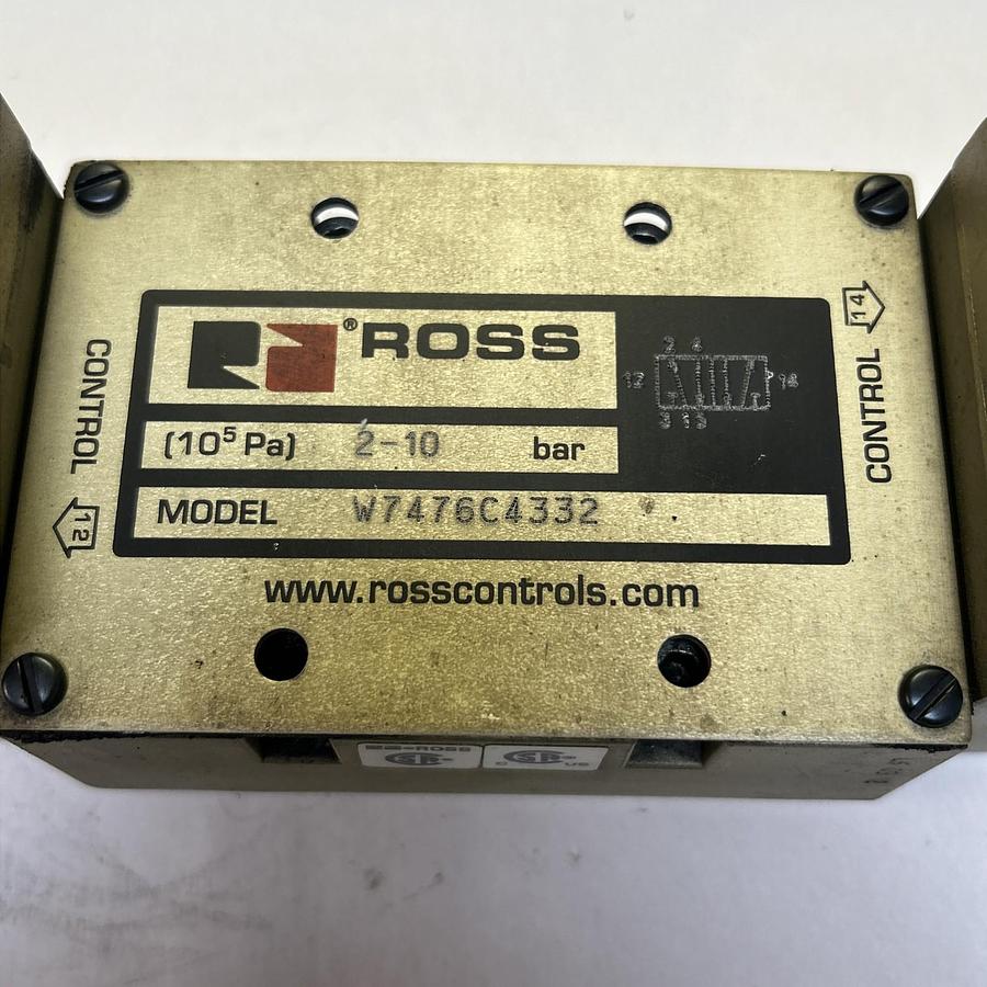 Used ROSS,W7476C4332,SOLENOID VALVE