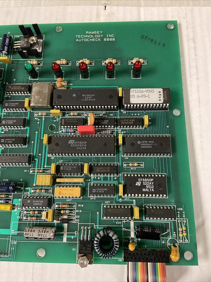 Used Ramsey Technolgy,8000 PCBA D07110A-E001,DISPLAY BOARD Rev E
