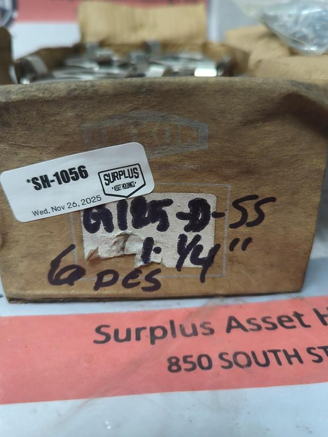 DIXON,G125-D-SS,STAINLESS STEEL CAM&GROOVE COUPLER 1-1/4 INCH LOT OF 6 NOS