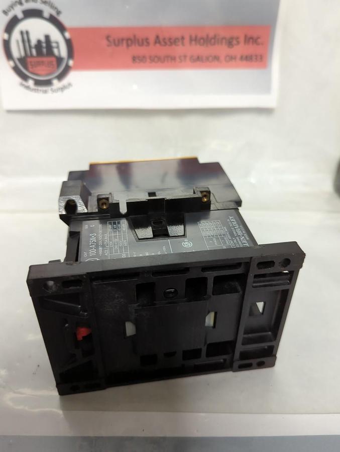 Used ALLEN BRADLEY,100-A75N*3,SERIES C CONTACTOR ASSEMBLY PRE-OWNED