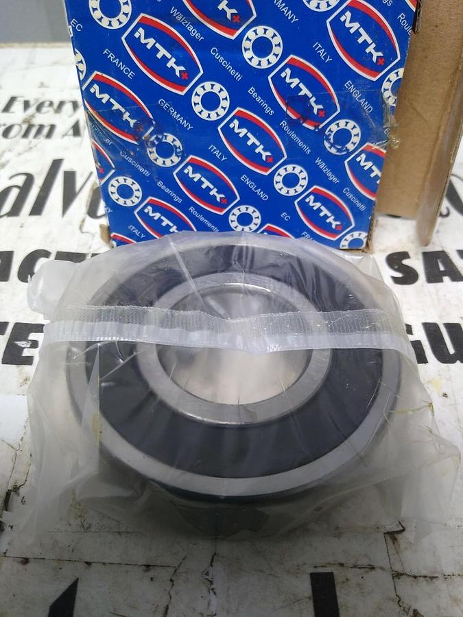 MTK BEARING,6307-2RS,DEEP GROOVE BALL BEARING DOUBLE SEALED NOS