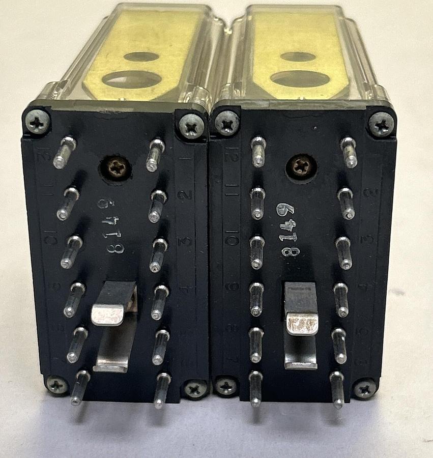 Used STRUTHERS DUNN,B255XBXP,PLUG IN RELAY LOT OF 2