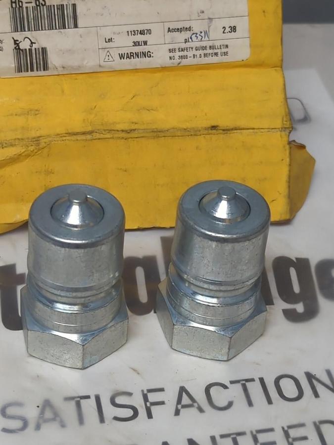 PARKER,H6-63,COUPLER NIPPLE LOT OF 2 NOS