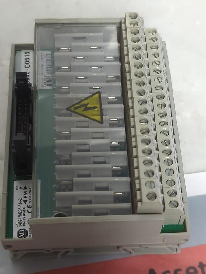 Used ALLEN BRADLEY,1492-IFM20F-F24-2,SERIES A FUSIBLE INTERFACE MODULE PRE-OWNED