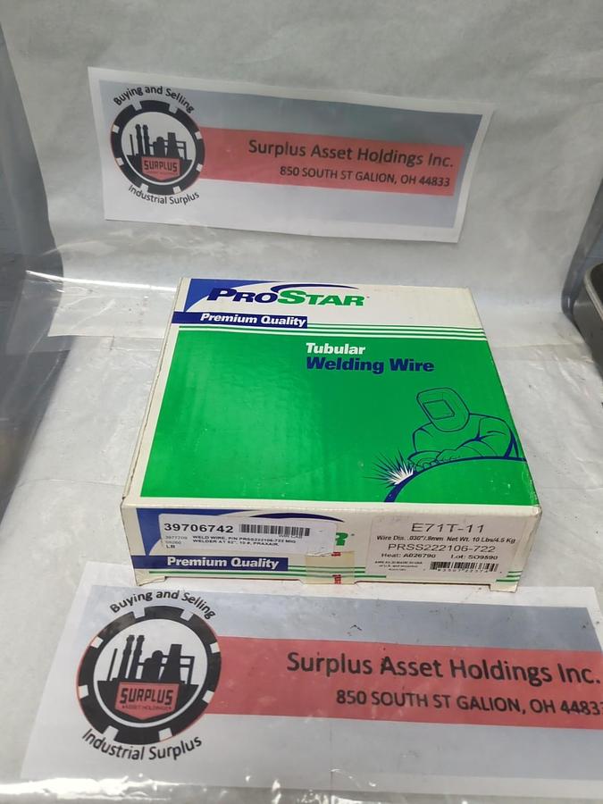 PROSTAR,E71T-11,TUBULAR WELDING WIRE ,030"/.8MM 10LB SPOOL NOS