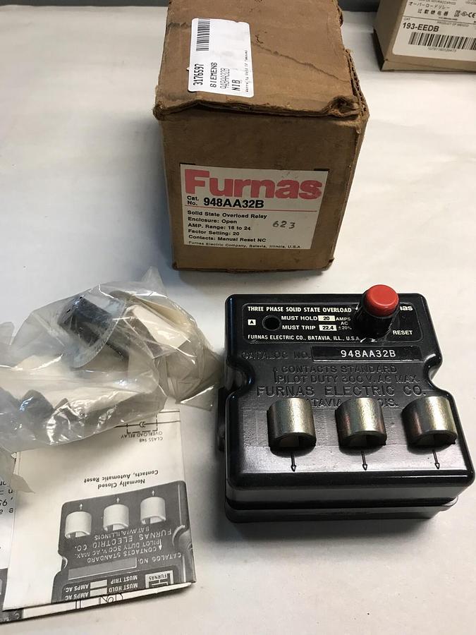 Furnas,94AA32B,Solid State Overload Relay NOS
