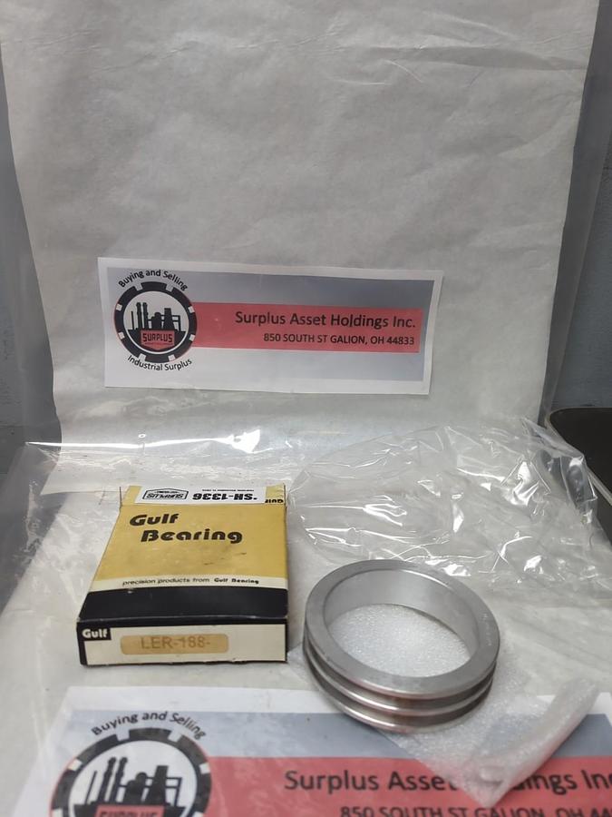 GULF BEARING,LER-188,ALUMINUM BEARING SEAL 3-3/16 INCH NOS