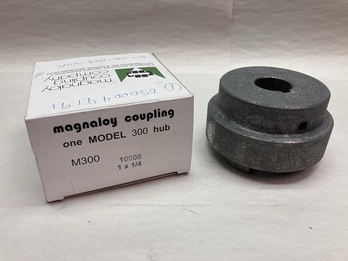 Used Magnaloy Coupling Company,One Model 300,Hub 1x1/4