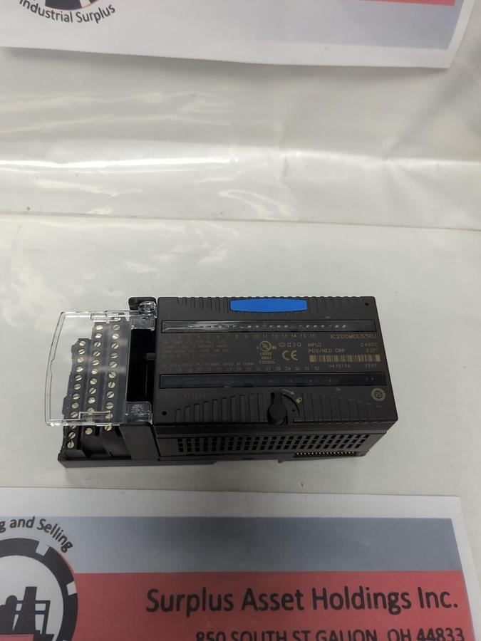 Used GE FANUC,IC200MDL640J,INPUT MODULE PRE-OWNED