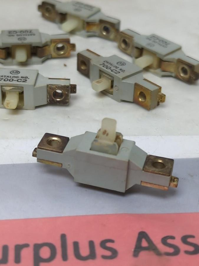 Used ALLEN-BRADLEY,700-C2,CONTACT CARTRIDGE LOT OF 10 PRE-OWNED
