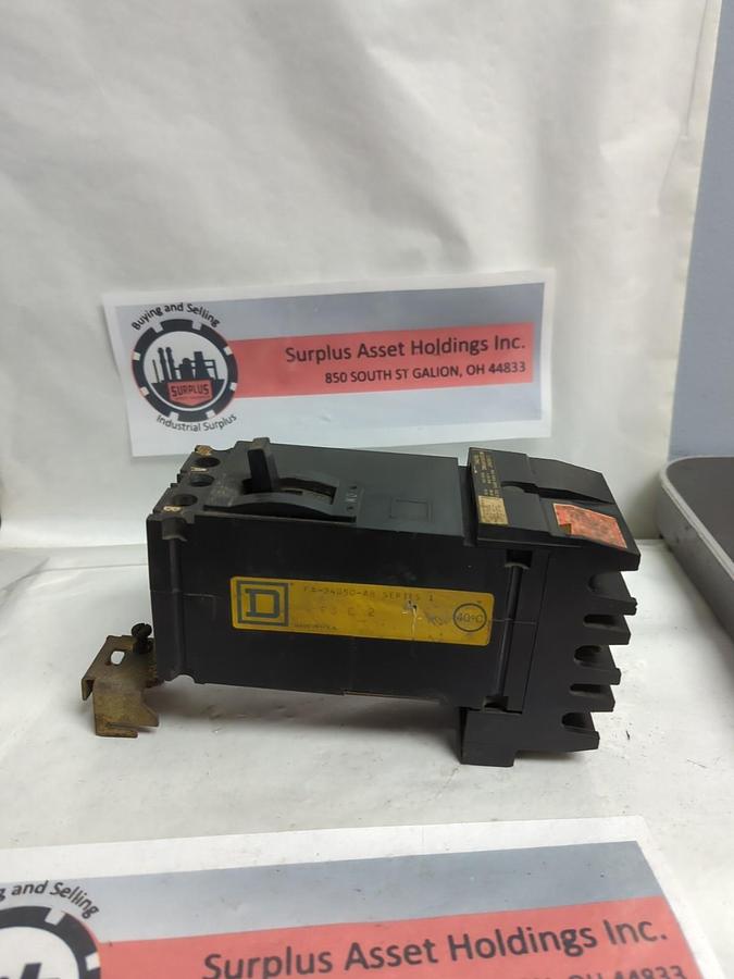 Used SQUARE D,FA24050-AB,I-LINE CIRCUIT BREAKER 50 AMP PRE-OWNED