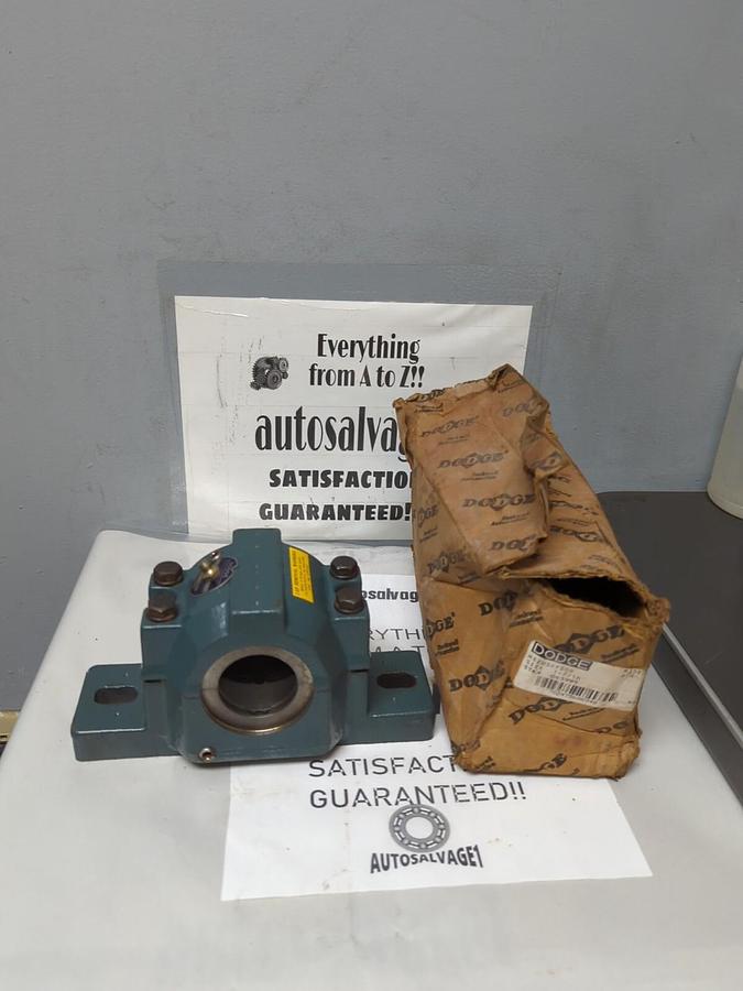 DODGE,043995,HS2USAF509 SPLIT PILLOW BLOCK BEARING HOUSING 1-7/16 INCH BORE NOS