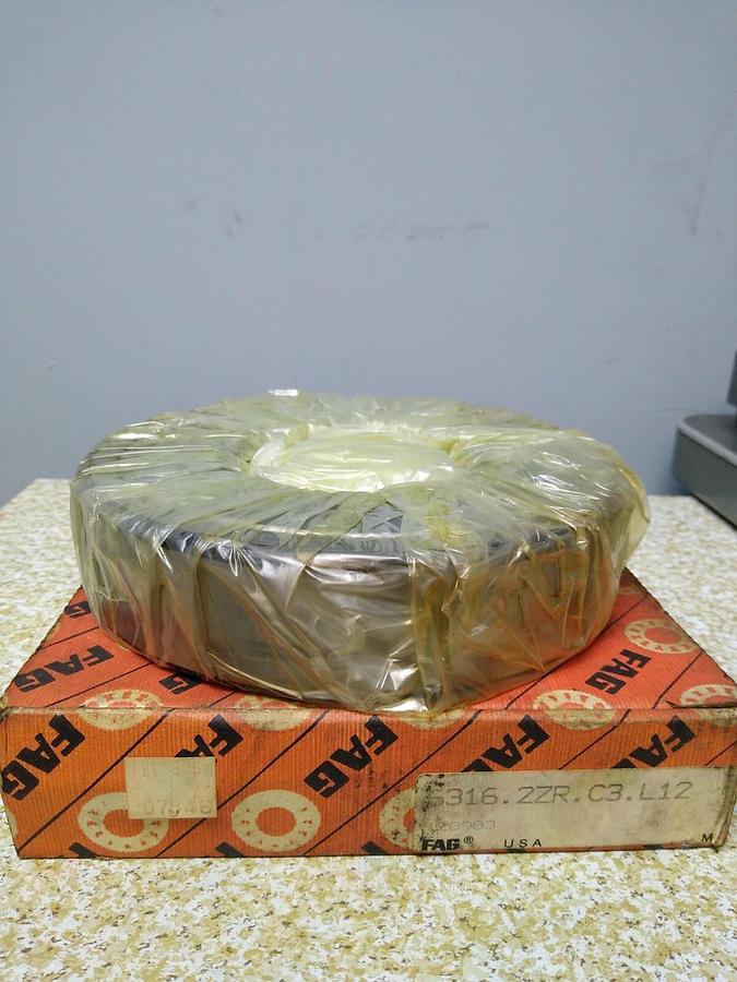 Used FAG,6316/C3,Deep Groove Ball Bearing NOS
