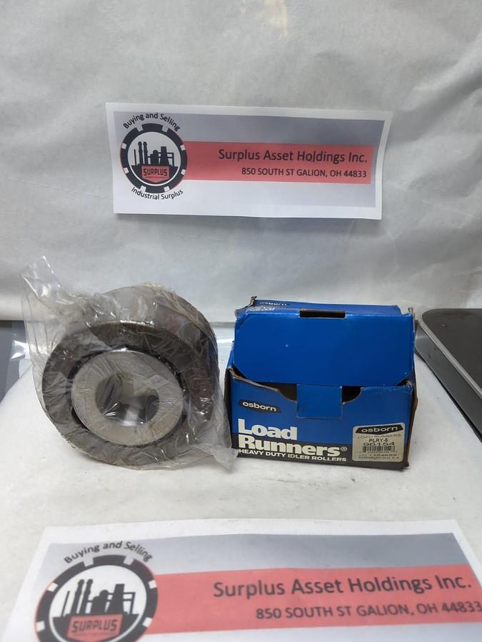 OSBORN,PLRY-5,PLAIN YOKE STYLE LOAD RUNNER 1-3/4 IN BORE 5 IN O.D. NOS
