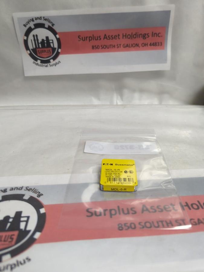 COOPER BUSSMANN,MDL5R,FUSE PACK OF 5 PCS NOS