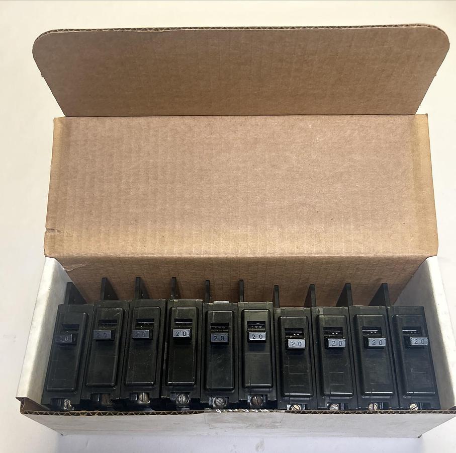 Used ITE,BQ1-B020,CIRCUIT BREAKER 20A 120/240V 1P LOT OF 10