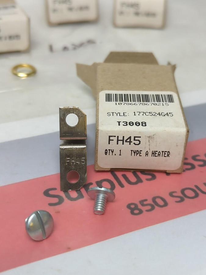 CUTLER-HAMMER,FH45,OVERLOAD HEATER ELEMENT LOT OF 6 NOS