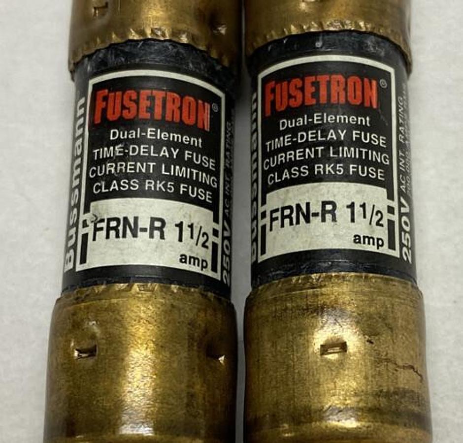 Cooper Bussmann,FRN-R-1-1/2,Fuse Lot of 2 NOS