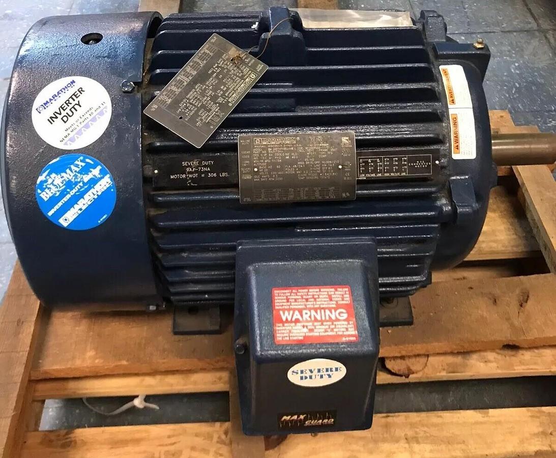 Marathon,256THFNA6554AB,20HP Severe Duty Motor 1755RPM 230/460V Frame 256T