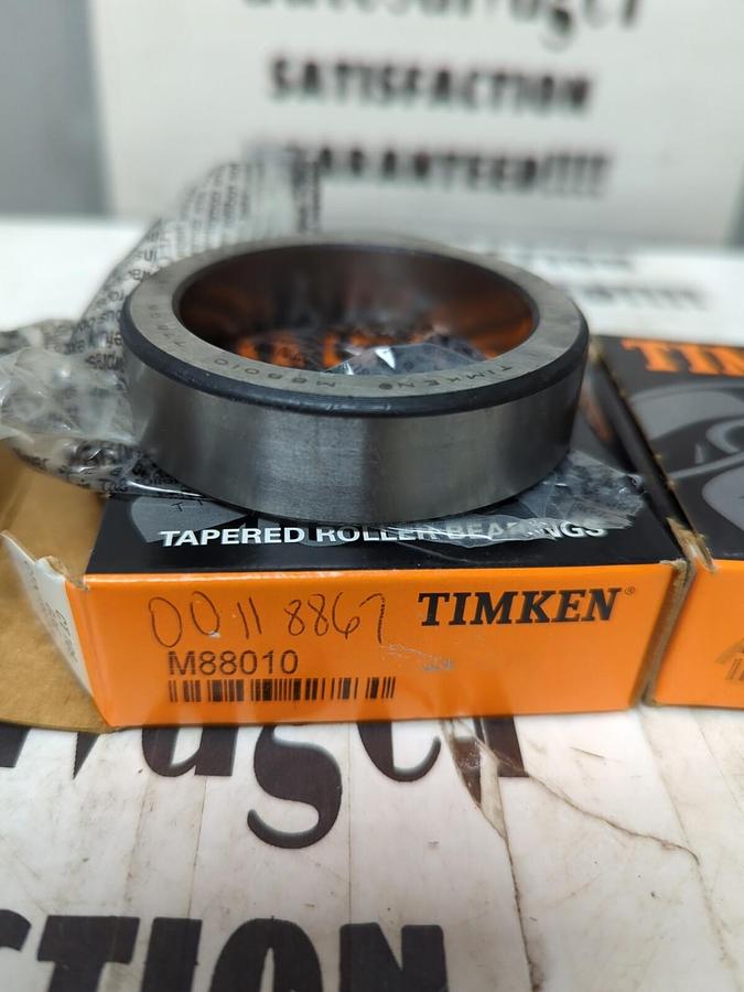 TIMKEN,M88010,ROLLER BEARING CUP LOT OF 2 NOS