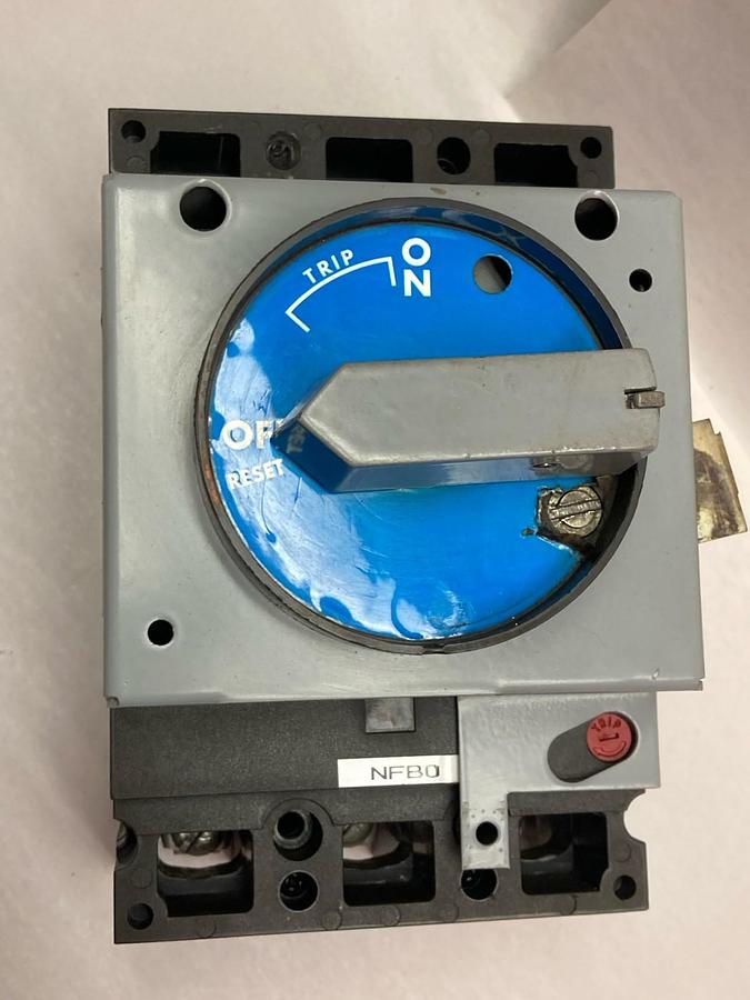 Used Fuji Electric,BU3EHC-030L,3-Phase Circuit Breaker 30A w/BUONFH Switch