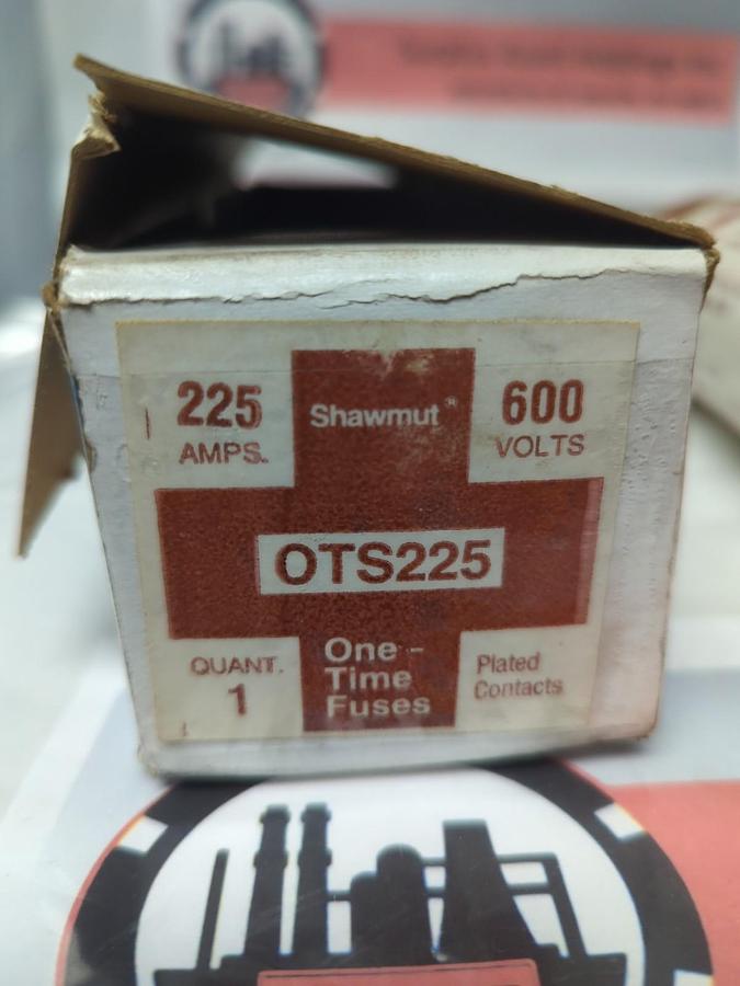 GOULD SHAWMUT,OTS225,ONE-TIME 225 AMP FUSE NOS