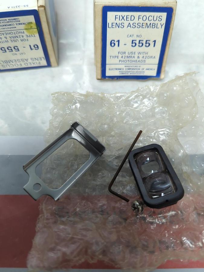 ECA,61-5551,FIXED FOCUS LENS ASSEMBLY LOT OF 2 NOS