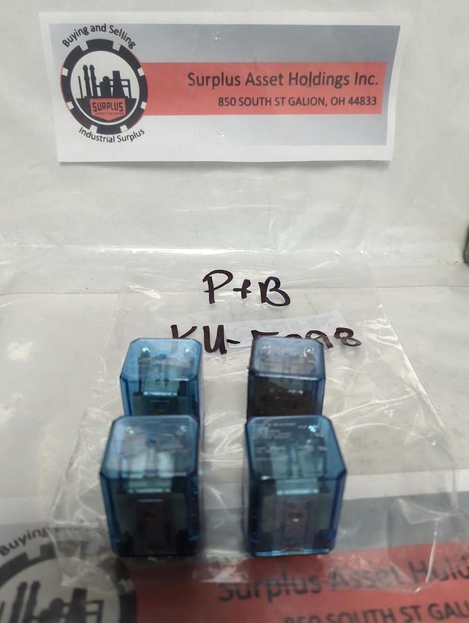 Used POTTER & BRUMFIELD,KU-5298,RELAY LOT OF 4 PRE-OWNED