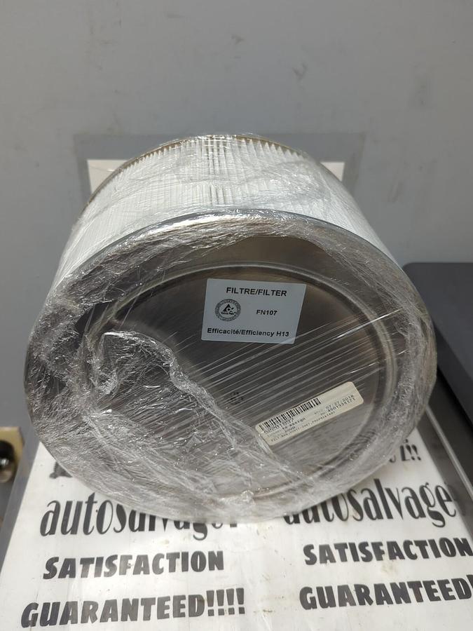TETRA PAK,FN107 H13,EFFECIENCY FILTER 10-3/4 IN DIA. 6 IN TALL 1-1/4 IN THICK