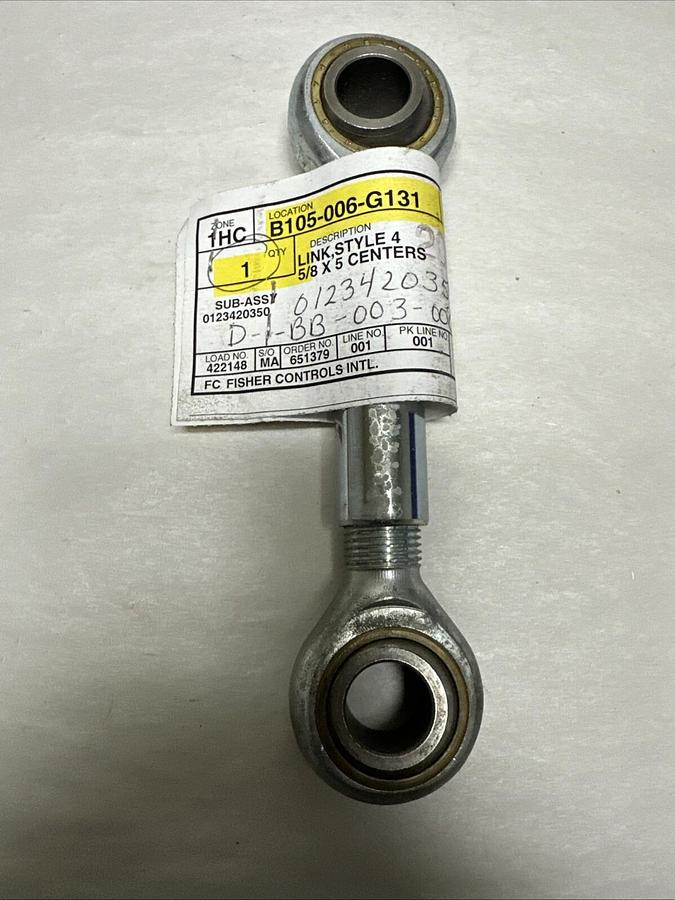 Used Fisher Controls,F1518199012,5/8x5 Link Style 4