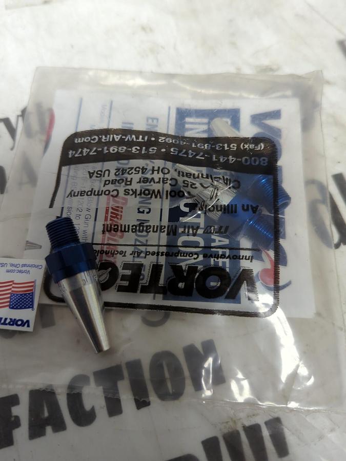 VORTEC,1200,ADJUSTABLE/CLEANABLE AIR NOZZLES 1/8 NPT LOT OF 3 NOS