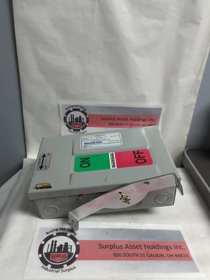 STARLINE,FD60-30-3-250-4,BUSSWAY TAP BOX 30 AMP 250V NOS