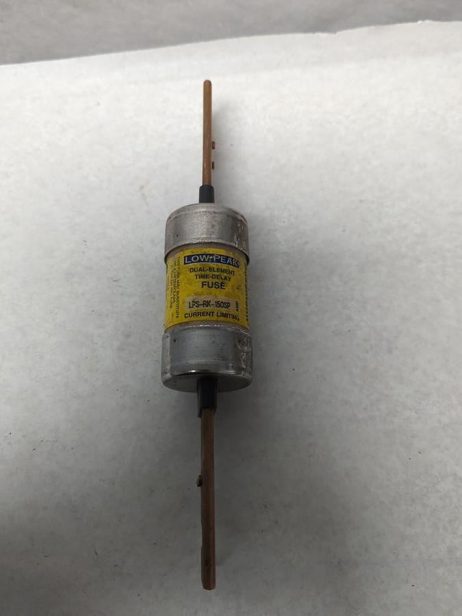 Used COOPER BUSSMANN,LPS-RK-150SP,LOW-PEAK 150 AMP FUSE PRE-OWNED