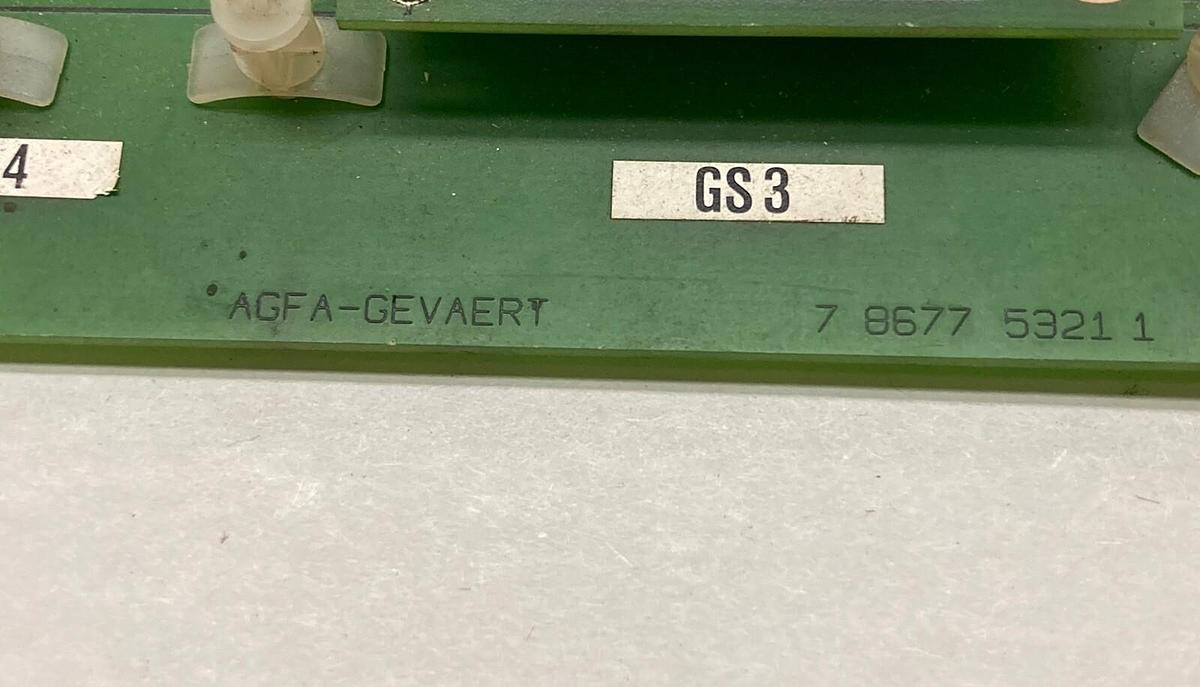 Used AGFA-GEVAERY,7 8677 5321 1,Circuit Board