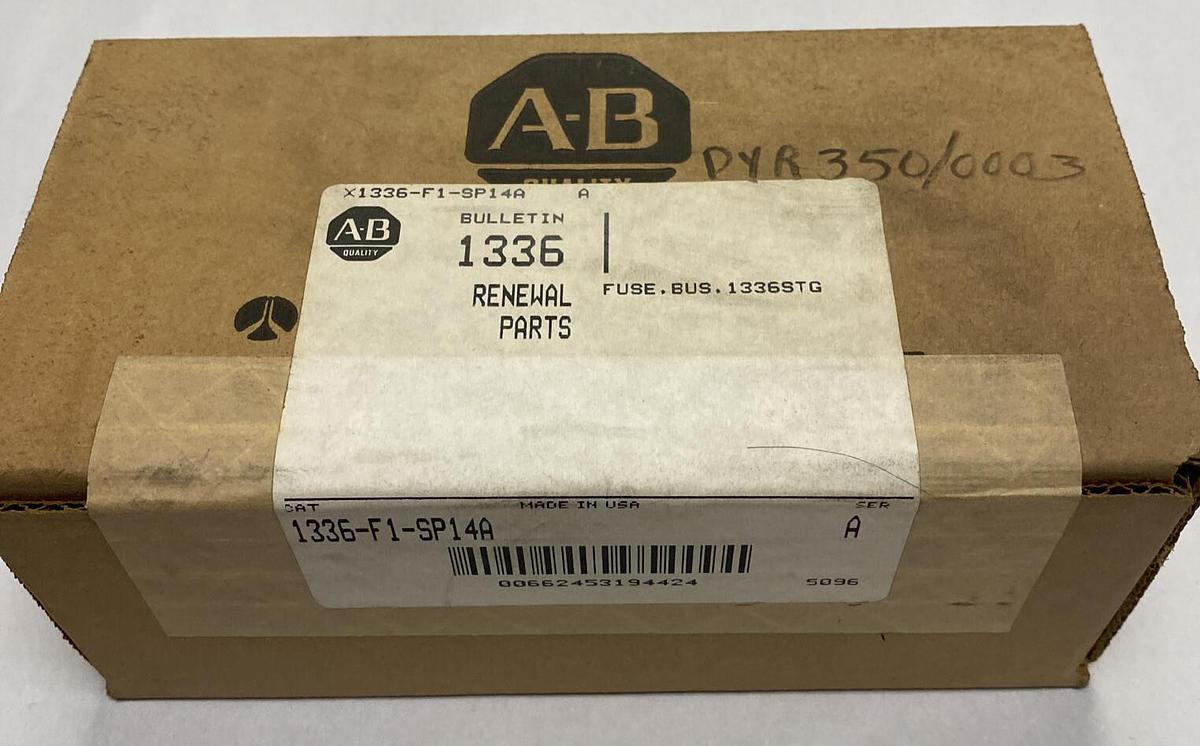 Used ALLEN BRADLEY,1336-F1-SP14A,FUSE BUS 1336STG NEW