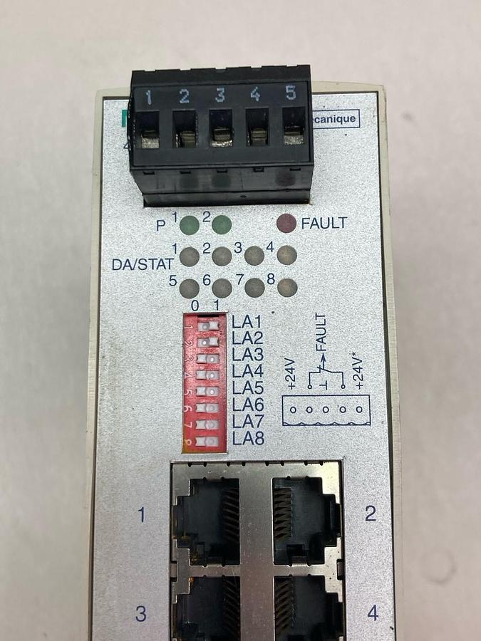 Used Modicon,499NES18100,ConneXium 8TX 10/100 Switch