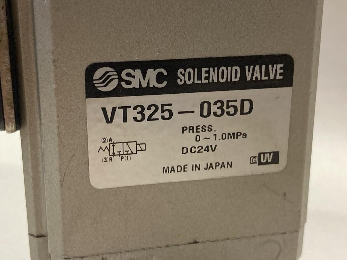 Used SMC,VT325-035D,Solenoid Valve 0-1.0MPa SC24V