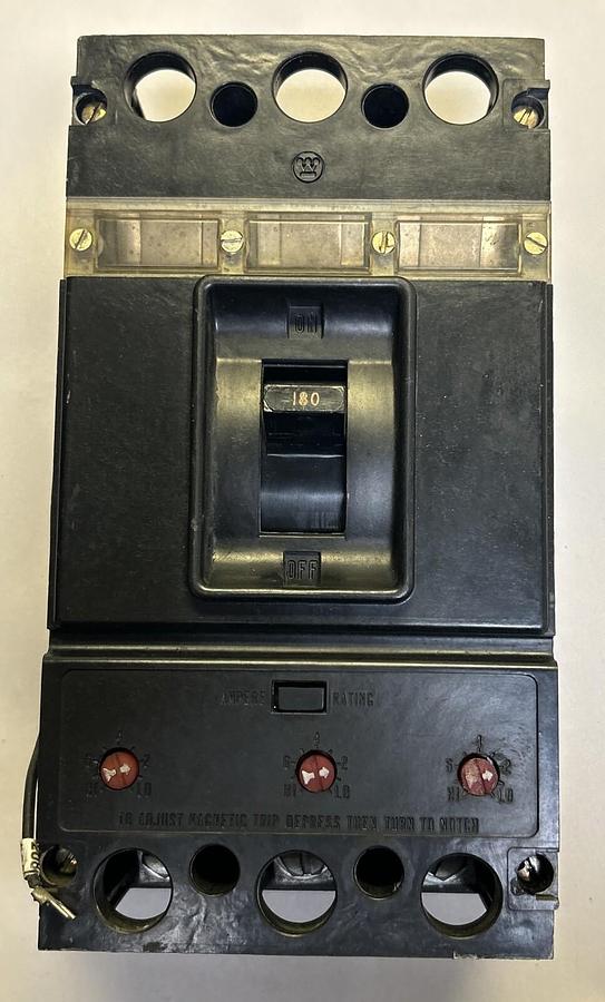 Used WESTINGHOUSE,NP28328-F,CIRCUIT BREAKER 180A 600V 3P