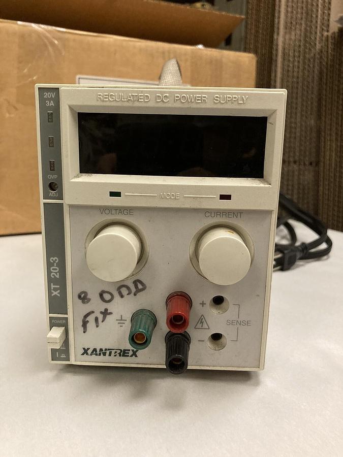 Used Xantrex,XT 20-3,Regulated DC Power Supply